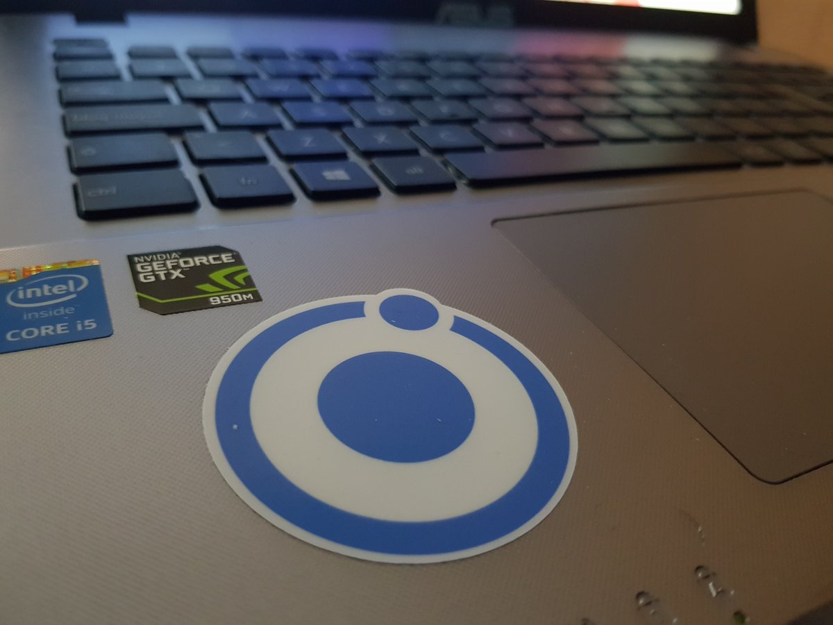 Here is one of my new <a href="/Ionicframework/">ionic</a> stickers!! #Ionic #Developers