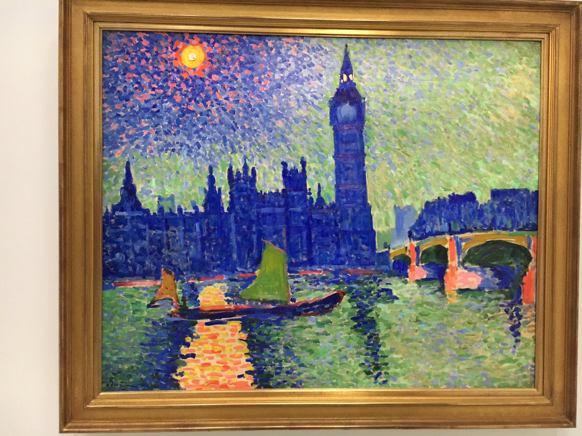 BasmaBonnefoy's tweet photo. "Ce qu'il faut, ce serait de rester éternellement enfant:on pourrait faire de belles choses tout sa vie. Autrement on devient une machine qui s'adapte très bien à la vie et c'est tout." Très belle expo #Derain @CentrePompidou https://t.co/Do74SFkxwF