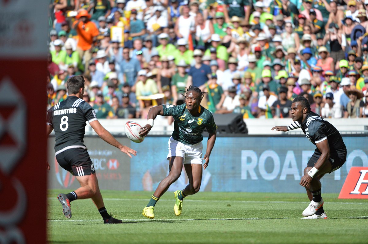 Blitzboks's tweet photo. New Zealand has beaten the @Blitzboks with a 19-12 win, securing a first @CapeTown7s final. @Blitzboks to contest bronze medal https://t.co/LyqjzkxNDF