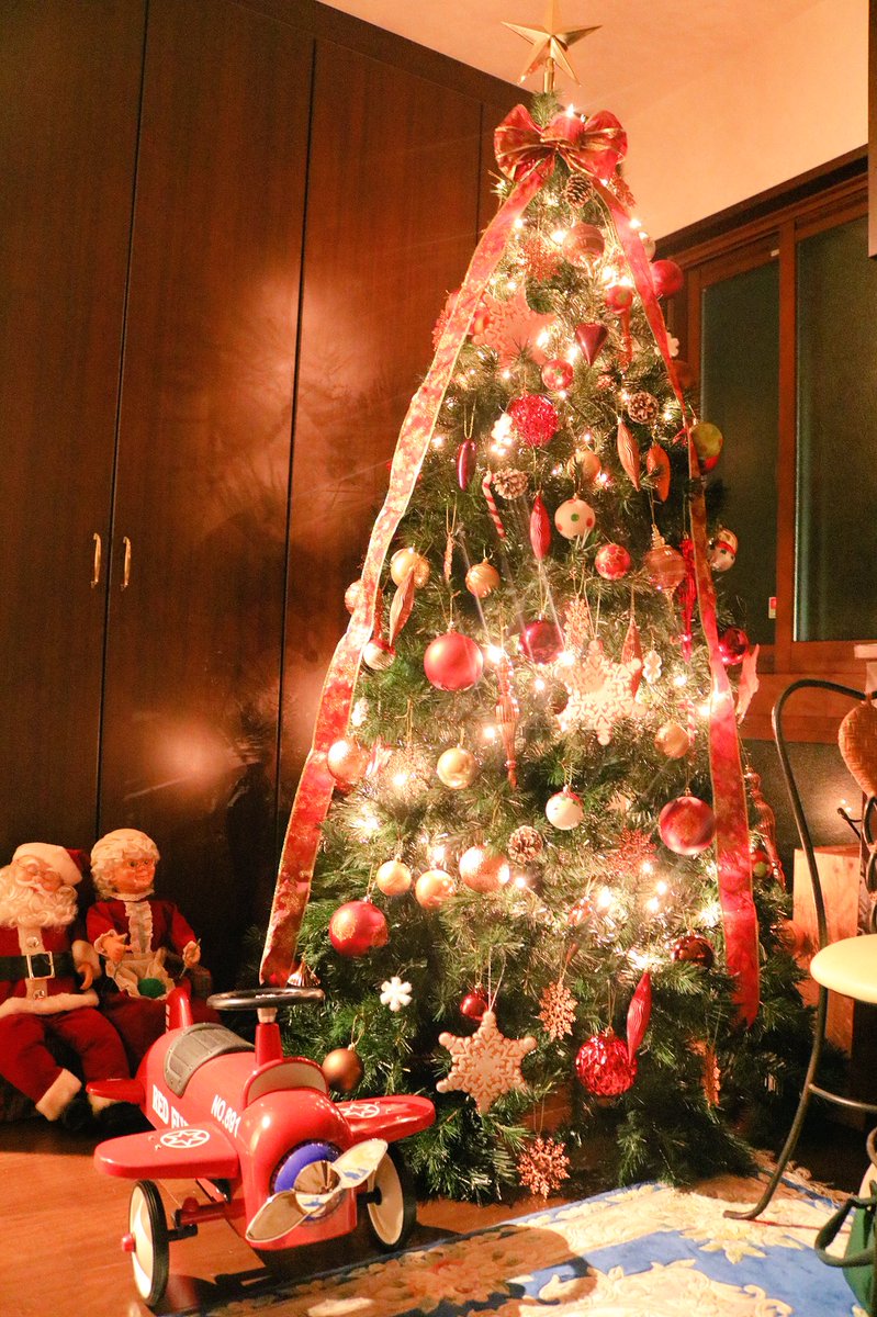 クリスマスツリー🎄飾りました♡
まだツリースカート付けてないから、未完成。