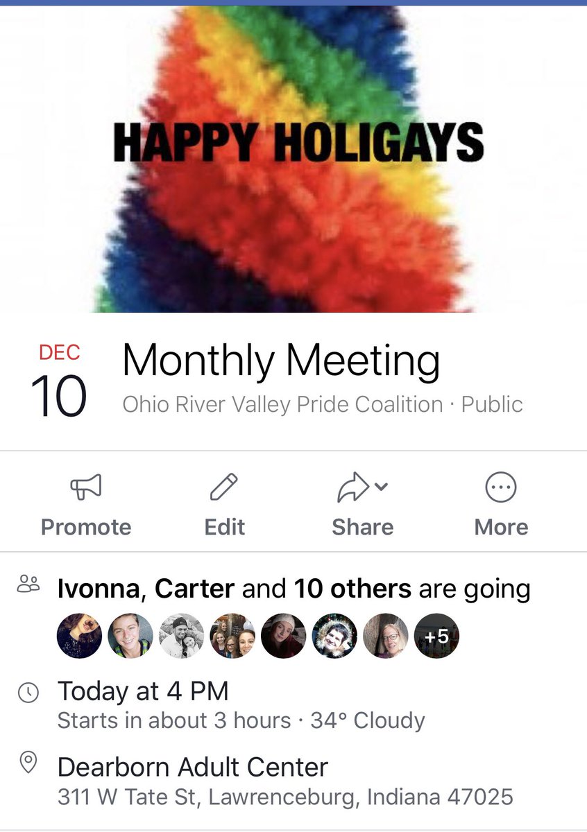 Monthly meeting today at 4!!!