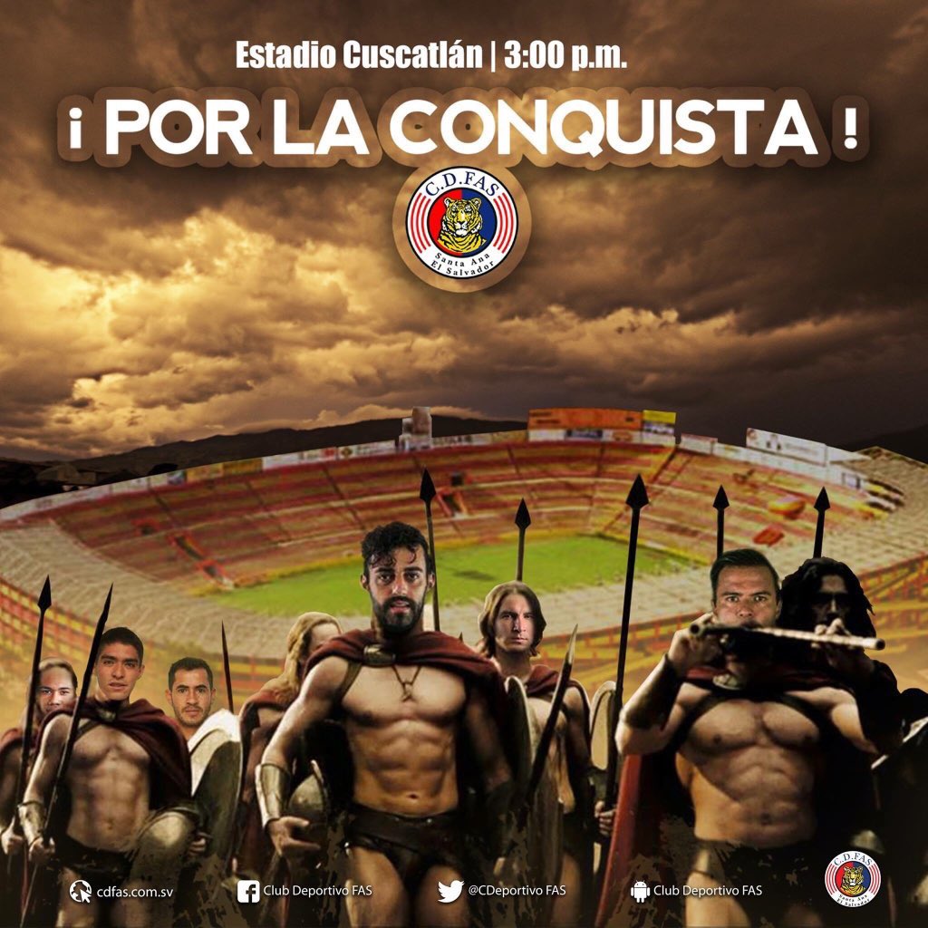 LMF_Magazine's tweet photo. #LMFSemifinal | #ALIvFAS
¿ Sera que @CDeportivoFAS va a conquistar esta tarde el @ecuscatlan ?
Que piensa la aficion de @AlianzaFC_sv @UltraBlancaOfic @BarraBrava_AFC ¿ Se dejaran conquistar?

▶ Queremos leer tu OPINION https://t.co/pBxLOPuOgO