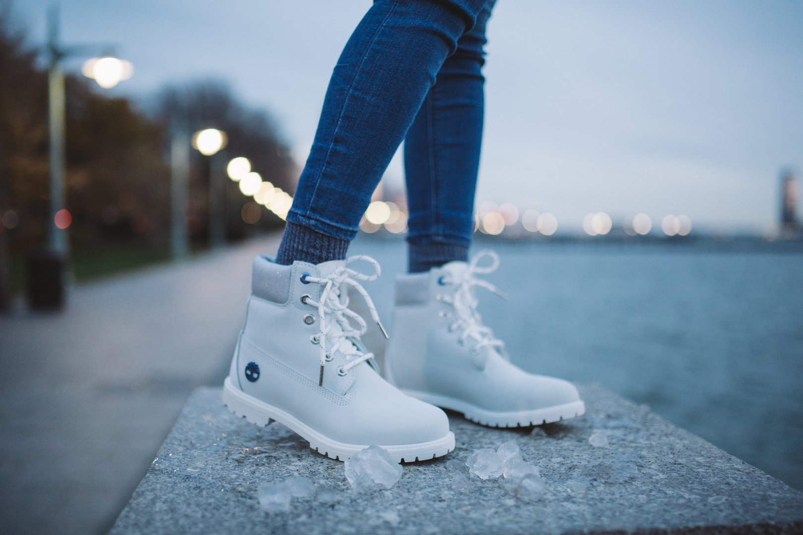 ice blue timberlands