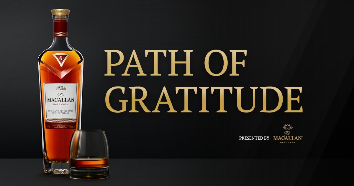 Entrepreneur's tweet photo. Give back to the person you're most grateful for with a 2017 Limited Edition Rare Cask Bottle Stopper from @USMacallan. Post of photo of them with your #PathOfGratitude story for a chance to win. https://t.co/EPmaiUVKBB