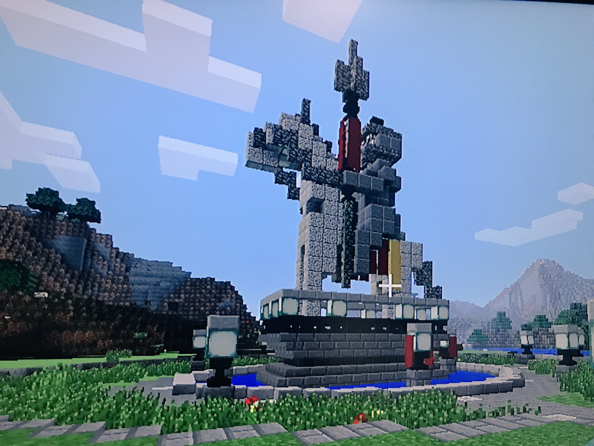 ট ইট র がんちゃん マイクラ頑張り垢 クリエイティブ初建築は街の中心となる広場 他の人たちは噴水が多いので 石像にしました まあまあの出来かと Minecraft マイクラ マインクラフト ট ইট র がんちゃん マイクラ頑張り垢 クリエイティブ初建築は街の中心となる広場 他の人たちは噴水が多いので 石像にしました まあまあの出来かと Minecraft マイクラ マインクラフト