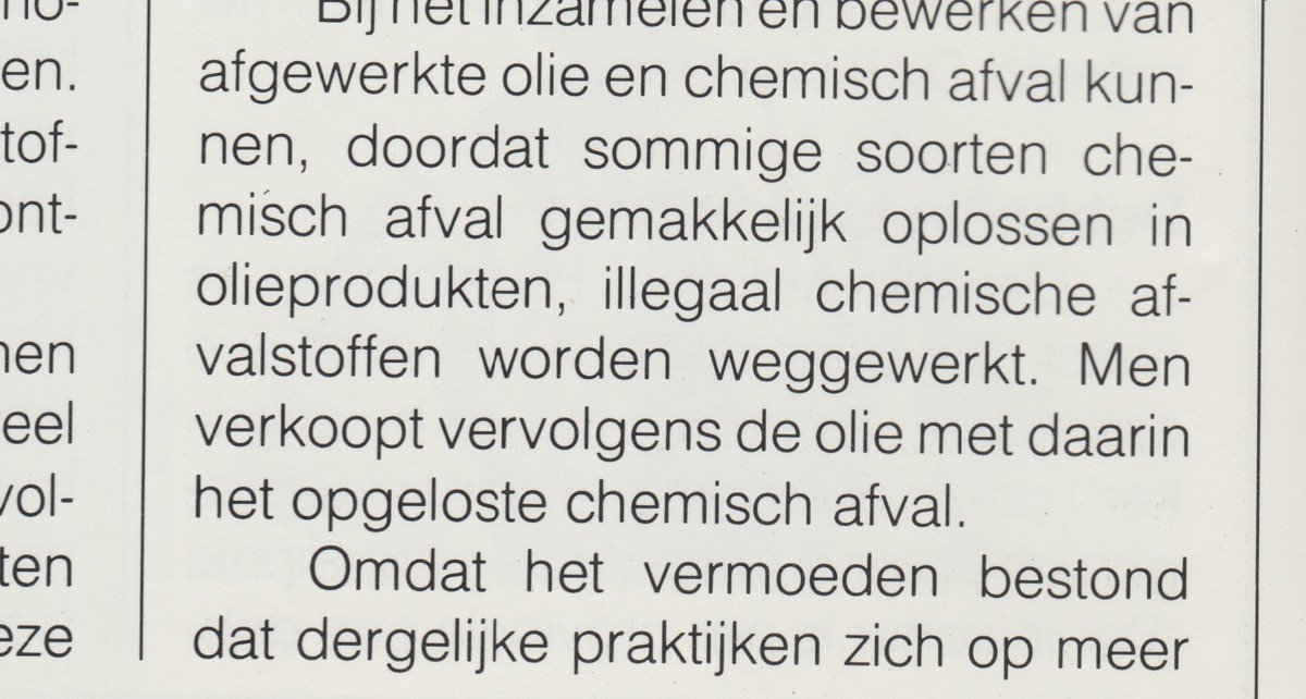 wilfried_koomen's tweet image. De overheid weet al sinds 1985 van wegmengen chemisch afval in stookolie. Het blad 'Handhaving' werd uitgegeven door het Ministerie van VROM. #beerputnederland