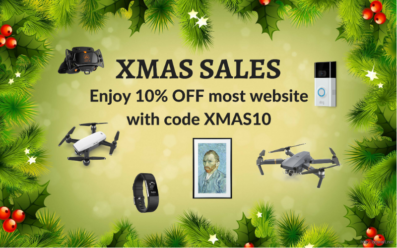 Wellbots's tweet photo. Get 10% OFF most website with code XMAS10 ! #wellbots #xmas #sales #IoT #newtech #gifts #future https://t.co/0SM8JYiPZx