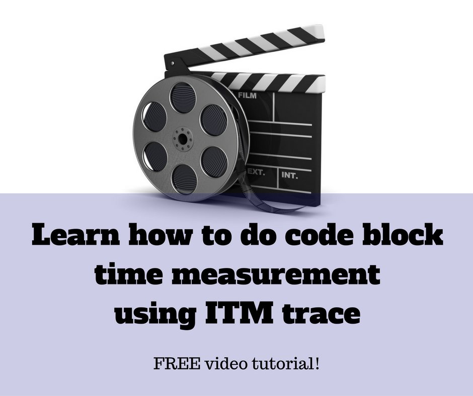 Learn how to do code block time measurement using ITM trace [free video tutorial]
bit.ly/2cHRsOl
#embedded