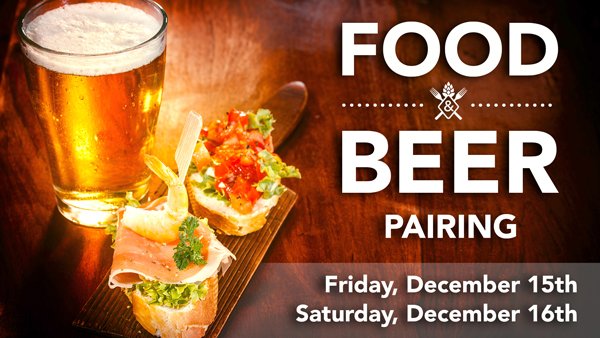 6-COURSE BEER PAIRING. Friday, December 15th and Saturday, December 16th starting at 7 PM with this tasty beer and 6-course food pairing for only $40 per person.  View details here - eatsandcrafts.com/6-course-beer-…