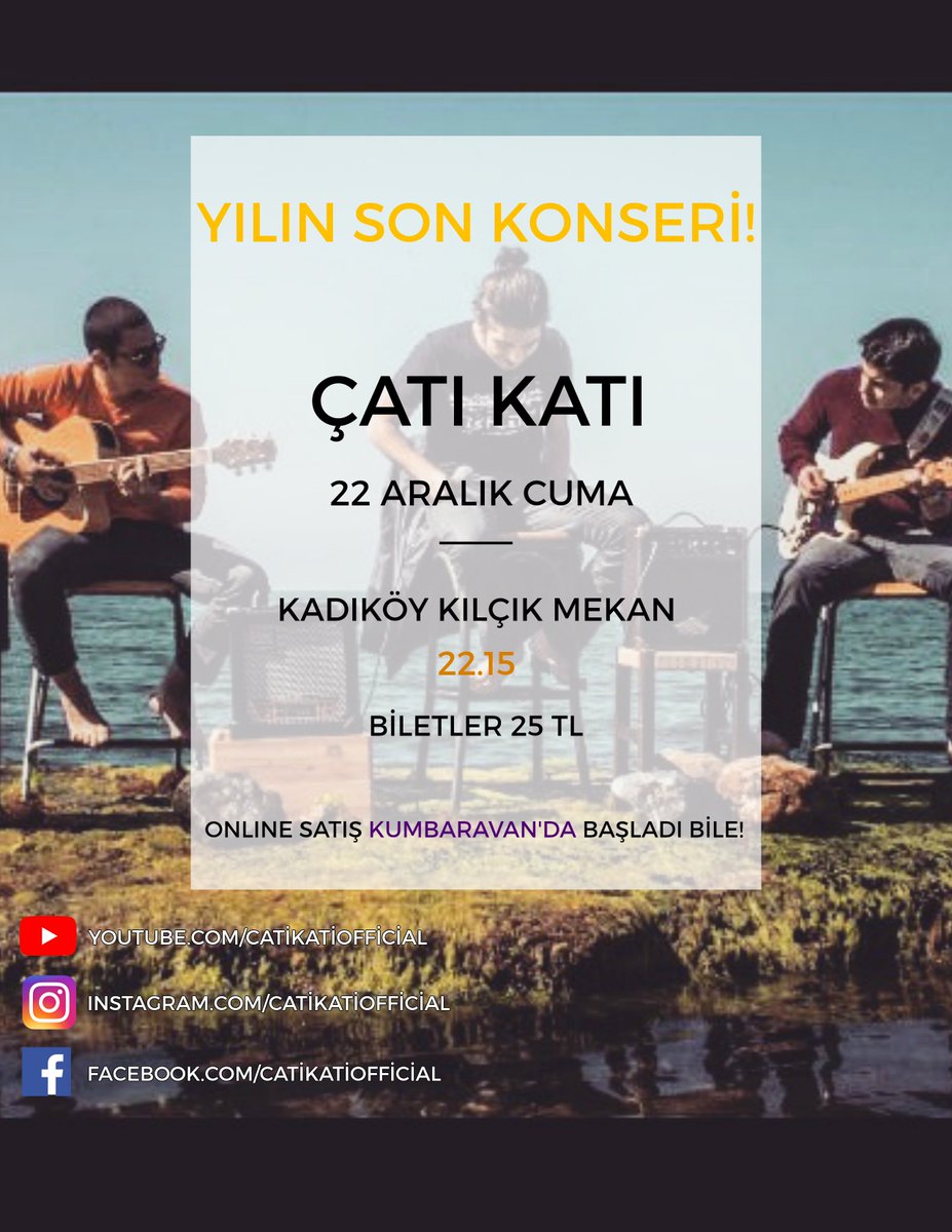 Konser var!! Biletler satışta, bizce şimdiden alın ki sizi de orada göreceğimiz için sevinelim