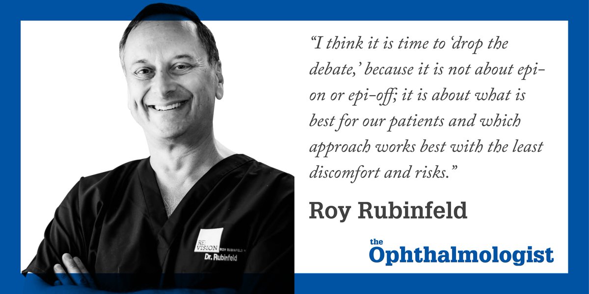 Roy Rubinfeld shares why he thinks it is time to drop the CXL debate #cornea <a href="/MDRubinfeld/">Roy Rubinfeld, MD</a>  ow.ly/PODL30h3h4H