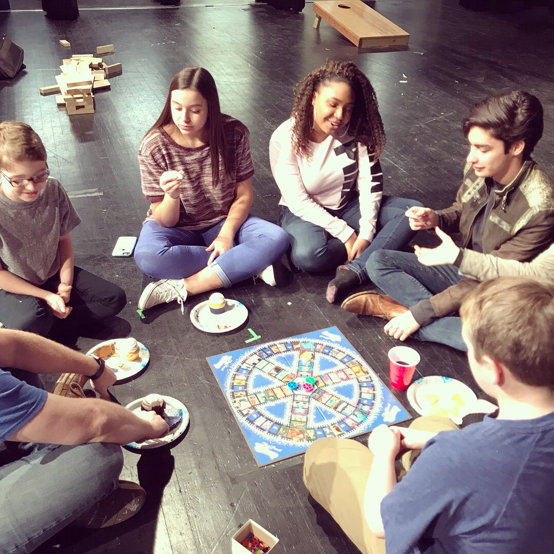 Had a great time at our Thespian social last night! Lots of games, treats and laughs!! #its8568 #forneyconnects