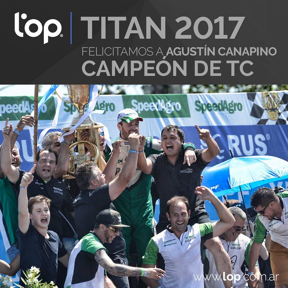Felicitaciones @agustincanapino por el Bicampeonato de #TC 🥇🥇Gracias por confiar en nuestro equipo