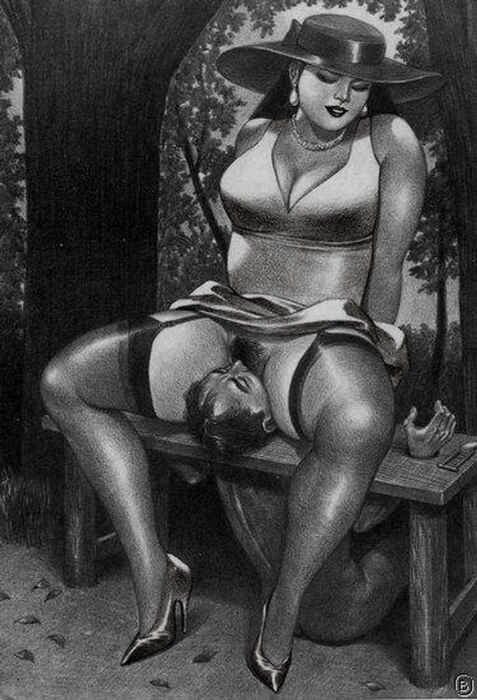 Japan femdom art