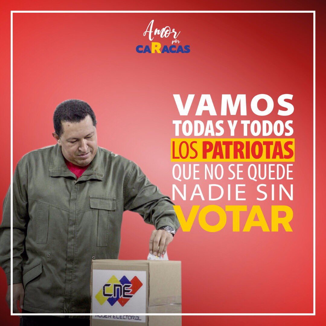 ErikaPSUV's tweet photo. Vamos al #RemateYVictoriaPerfecta 
Todas y todos a votar! 

#ErikaEnCaracasVencera https://t.co/pVxbSVQOTn