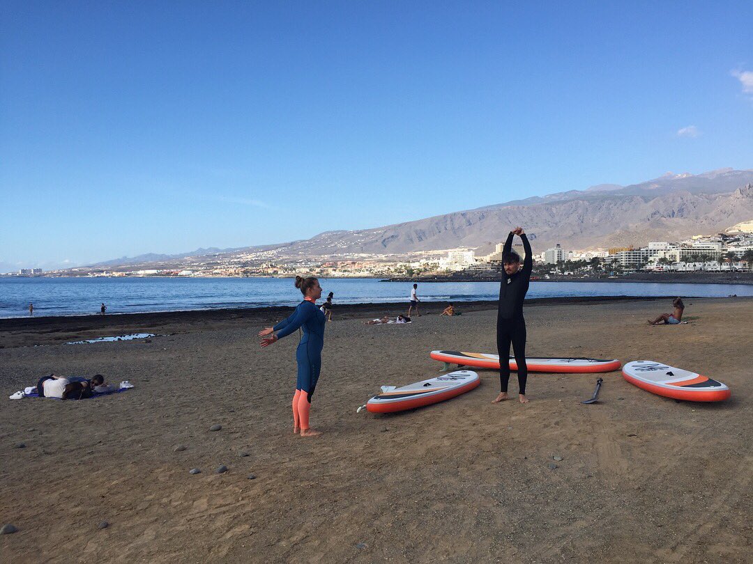 NextRetreat's tweet photo. Sunday Surf Sesh at south Tenerife. December doesn’t have to be cold and rainy. ☀️ #TeamRetreats #DestinationCanaries #WolfhouseCo https://t.co/GS7qcc5co9