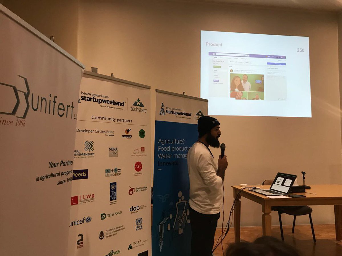 Pitch #7 Biraa bil ziraa - information channel about agriculture And family activities <a href="/Agrytech/">Agrytech</a> <a href="/berytech/">Berytech</a> #swagfoodwater <a href="/JanWaltmans/">Jan Waltmans</a> @cewasMiddleEast