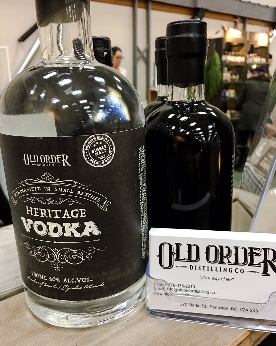 take advantage of our market special today at @GotCraftMarket ! We are offering our <a href="/OldOrder_Spirit/">Old Order Distilling Co.</a> Heritage #vodka for only $35; You save $5.00! #gotcraft #giftideas #ChristmasMarket