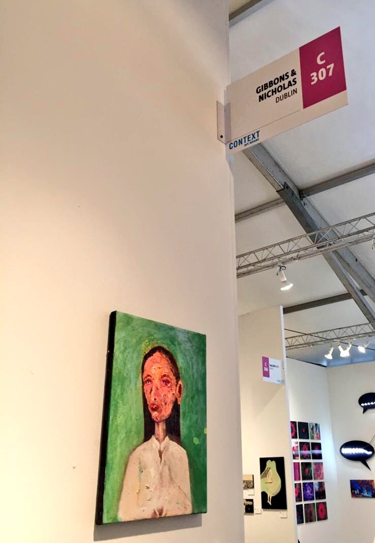 gandnart's tweet photo. #MiamiArtWeek2017 is coming to an end.  We're here at booth c 307 for just a few more hours.  It has been a great week. #contextartmiami #ArtFair #art #painting #sculpture #GibbonsAndNicholas https://t.co/yXSRLfJ7pq