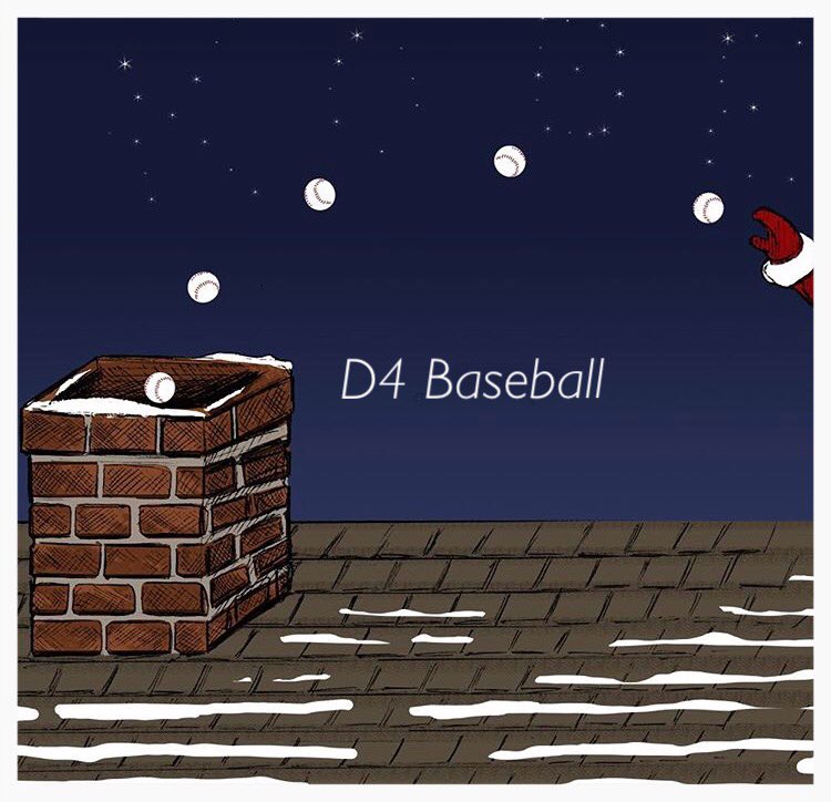 Baseball season is right around the chimney.  11u and 14u teams are making out their lineups and coaches are are giddy with excitement for the new year!   #d4baseball