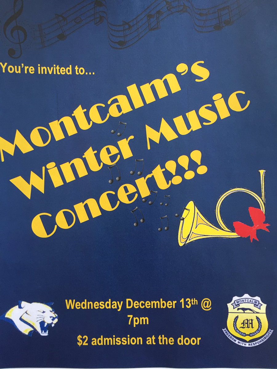 Love to see everyone there! <a href="/MontcalmCougars/">Montcalm Cougars</a>