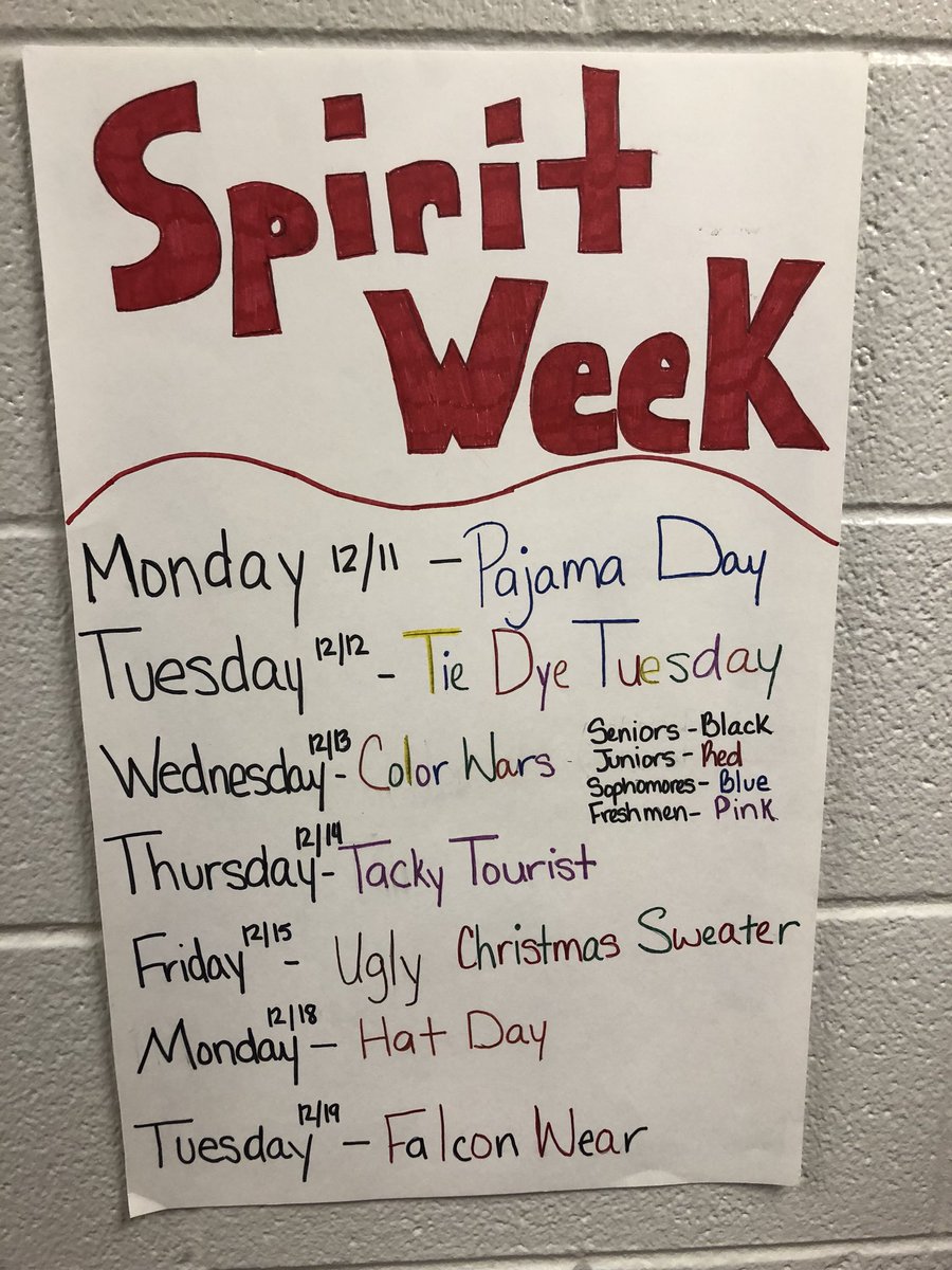 Minford_Flock's tweet photo. SPIRIT WEEK starts tomorrow‼️ Wear your pajamas 💤 #hoco2017 https://t.co/5cVpl30TVW