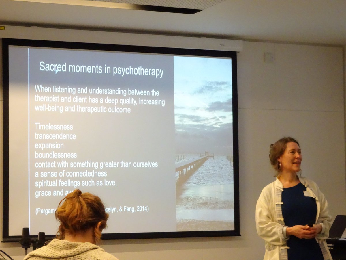 martinlawesgim's tweet photo. Great to presenting about Guided Imagery and Music (GIM) and spirituality with my GIM colleagues Bolette Daniels Beck and Evangelia Papanikolaou introduced by Lars Ole Bonde who gave the keynote response yesterday #NRResearch. Great poster by Liz Coomes as well! #musictherapy https://t.co/2QG5P6u6ao