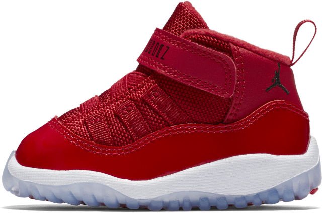 jordan retro 11 toddler red