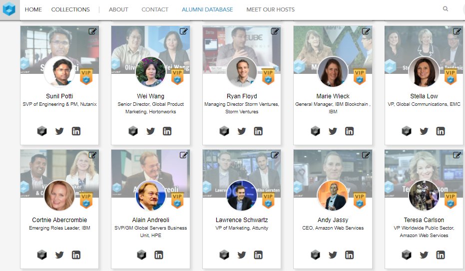 theCUBE's tweet image. Have you checked out the new #theCUBE Alumni page at theCUBE.net  ? 
Follow @theCUBE and don&apos;t miss a minute in 2018