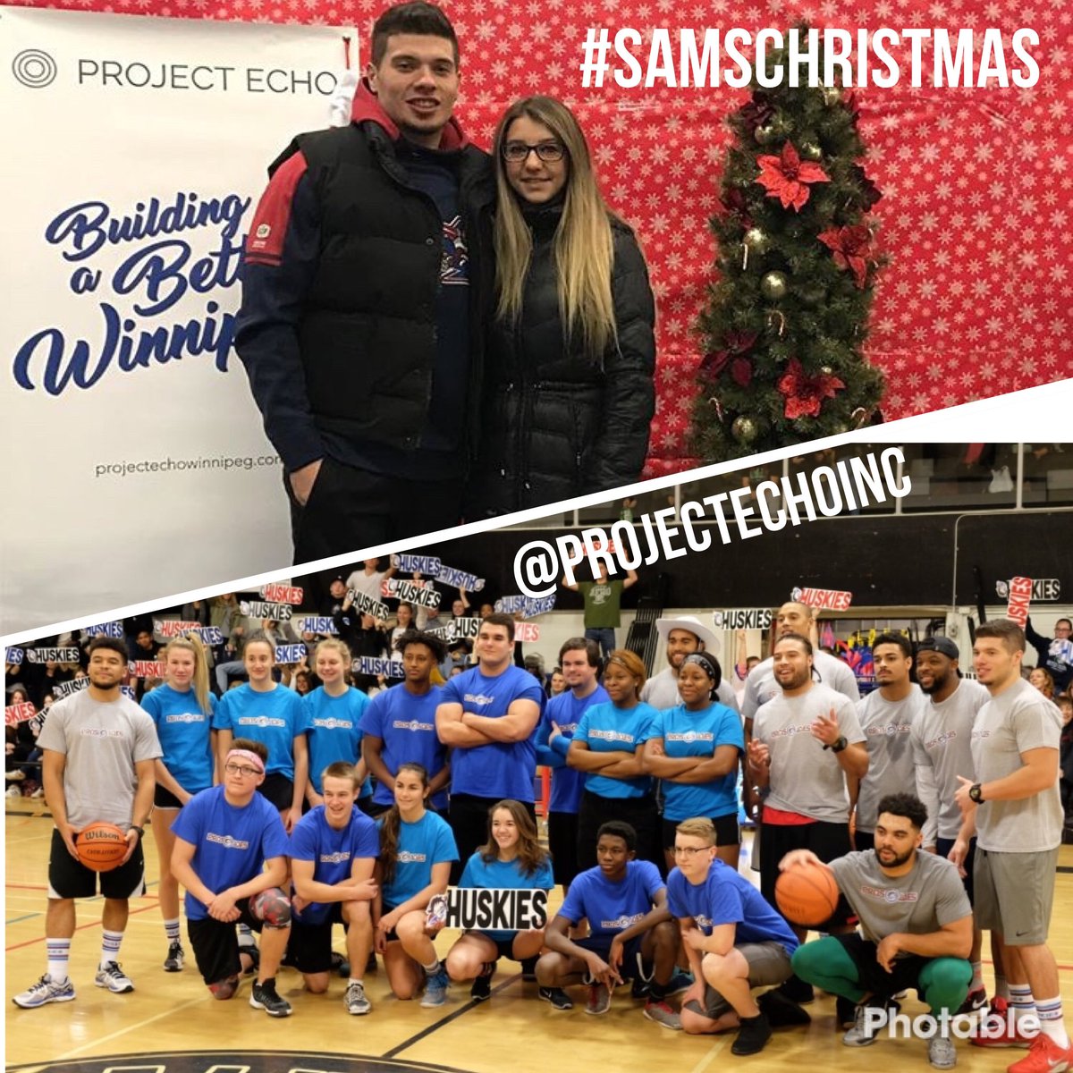 Most successful Sam’s Christmas yet! 🙌 Great week of #ProsVsJoes , capped off w a day of 35+ Hamper Deliveries w <a href="/ProjectEchoInc/">Project Echo</a> 🎁🎉
Big S/O to all those that donated &amp; gave of themselves this year to change the lives of many this Holiday Season! 🙏#BuildingABetterWinnipeg