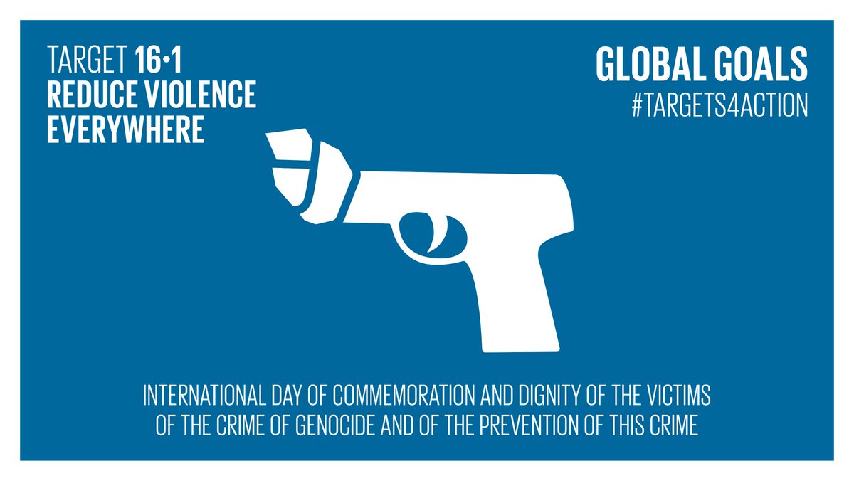 Targets4Action's tweet photo. We must do more to respond early &amp; keep violence from escalating. [...] We must also do more to shelter &amp; protect those fleeing from armed conflict or persecution, &amp; to speak out against hatred of all kinds." - António Guterres #GenocideVictimsDay | #GlobalGoals Target 16.1 | https://t.co/KGP6FIGMJ8