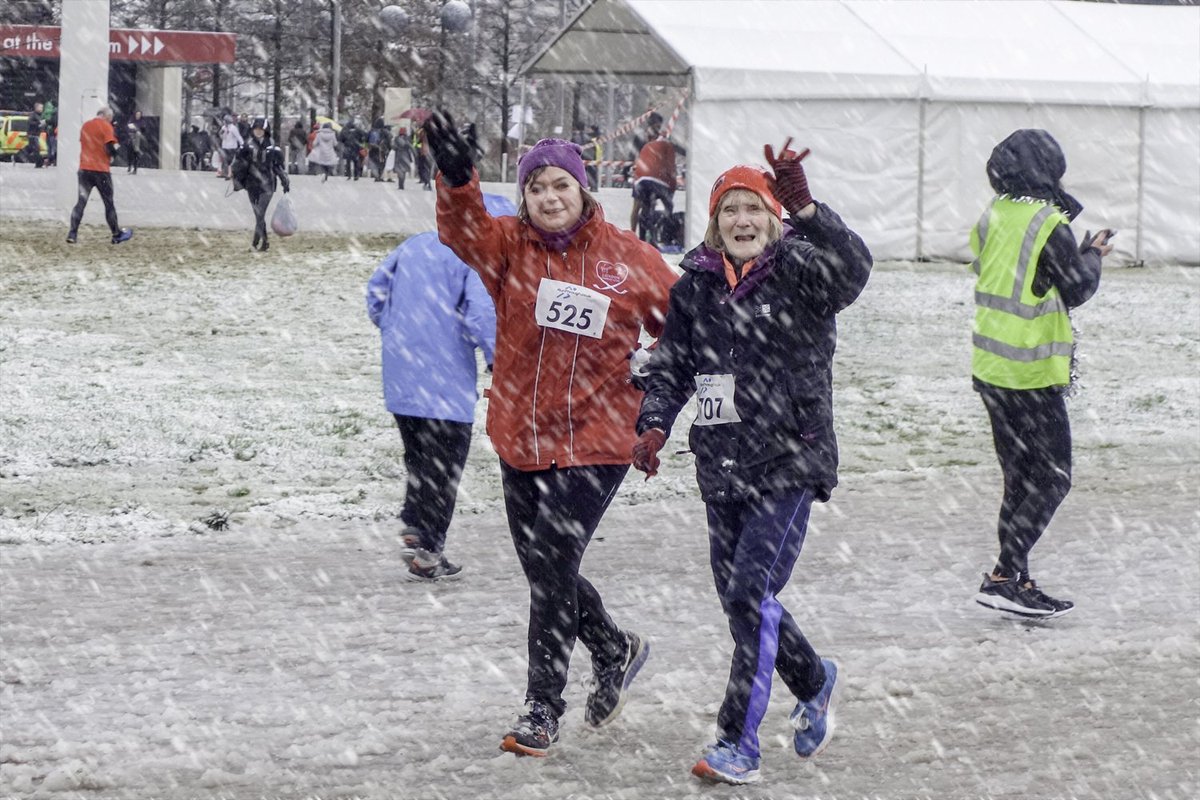Some of the Ilford AC runners in action today at the Olympic Park.

Who said us Southerners were softies?
