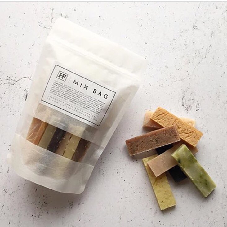 New soap mix bags from women-owned and operated <a href="/HillockburnFarm/">Hillockburn Farm</a>. A great gift and affordable too &amp; and hand-poured with love!