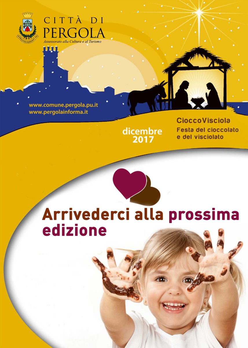 PergolaInforma's tweet photo. Grazie a tutti gli espositori, lo staff, gli organizzatori e a tutti voi che avete partecipato anche quest’anno alla #Cioccovisciola di Pergola. 

La valorizzazione del territorio e dei suoi prodotti riesce soprattutto #grazie a voi!
#BuonNatale https://t.co/0ZdeVPXgpf