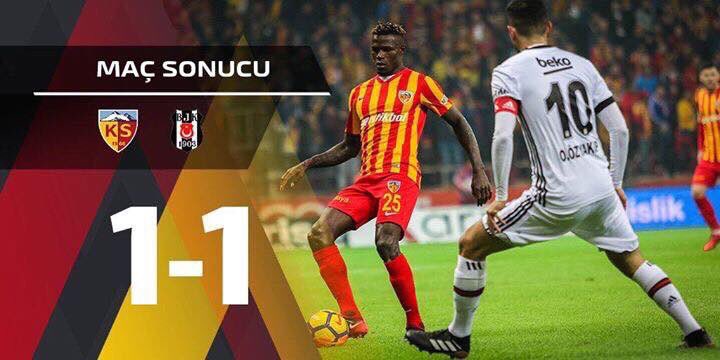 Güzel bir mücadele ortaya koyarak zirvedeki yerini koruyan Kayserispor oyuncularımızı ve değerli yönetimini tebrik ederiz.#Kayserispor