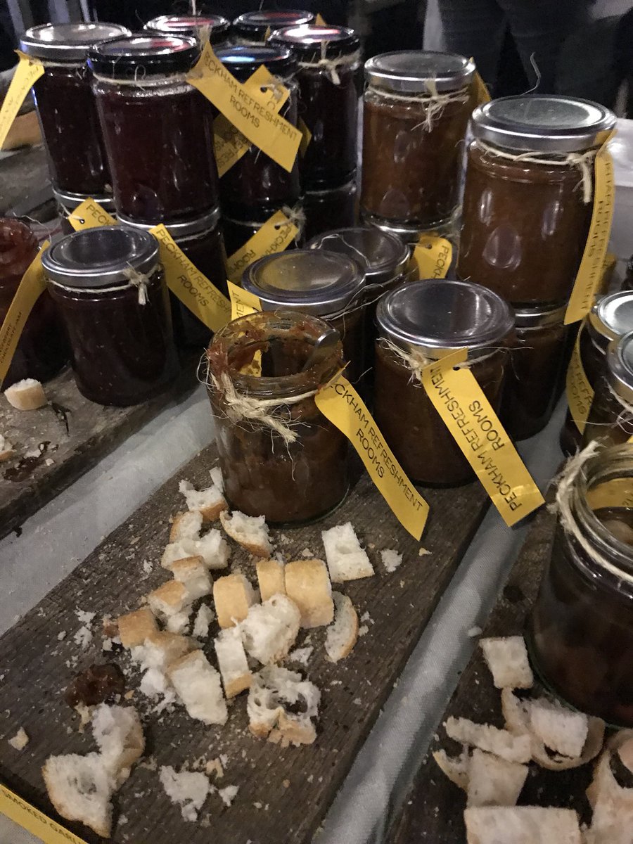 Who made it <a href="/Pexmas/">Pexmas</a> today? What goodies did you buy/ eat? The <a href="/PeckhamRefresh/">Peckham Refreshment</a> raspberry and dark choc jam made quite impression on me. #shoplocal #peckham #se15