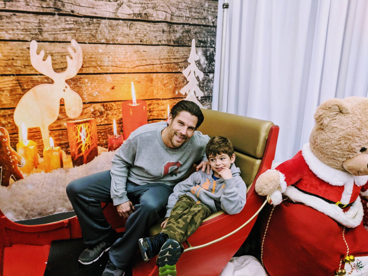 Hanging in the sleigh!