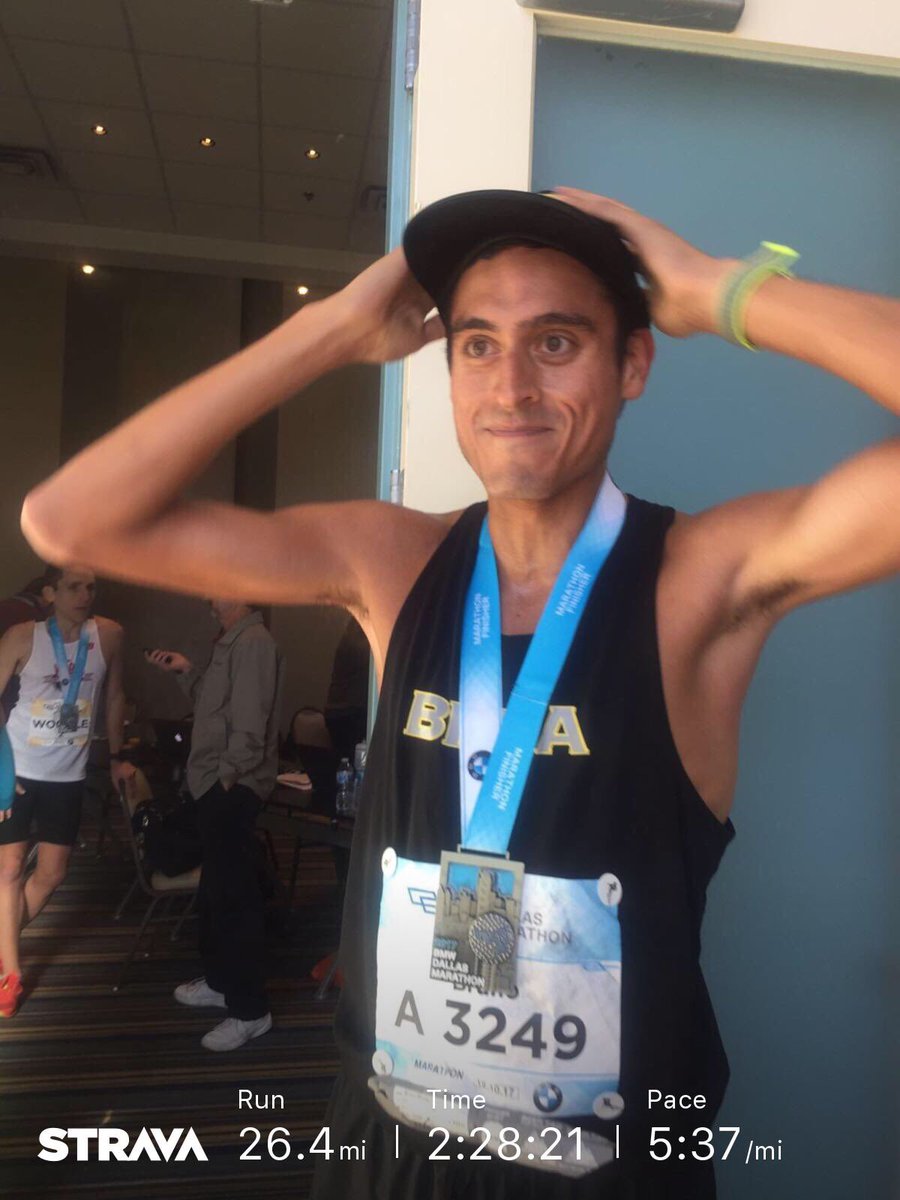 BrunoMorlan's tweet photo. 2nd place at the Dallas Marathon! 
https://t.co/cXv5bWn4NG https://t.co/NCeiiV6Pcb