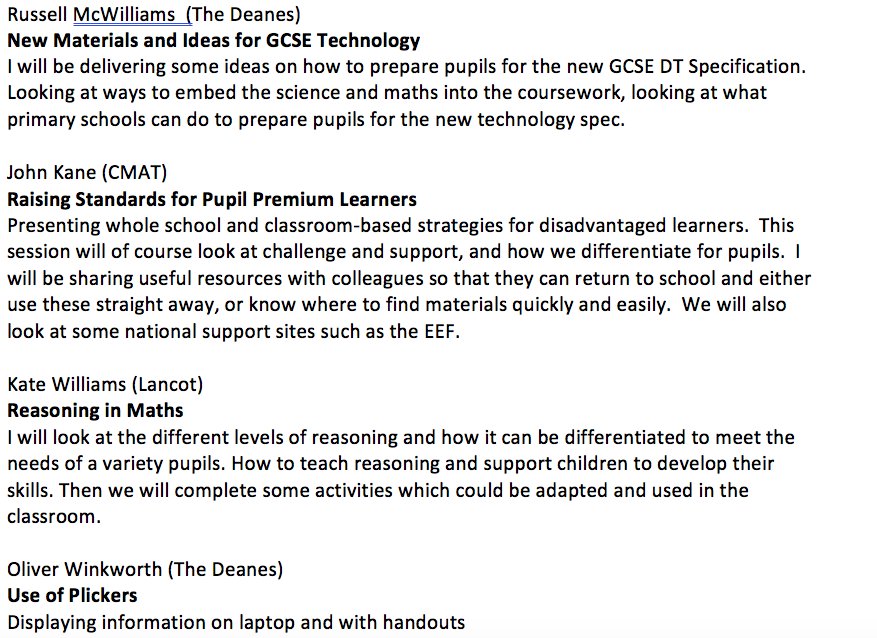 CMAT_TeachMeet's tweet photo. Not long now. Our CMAT Christmas TeachMeet is on Wednesday.  

It’s not too late to sign up to present.

Check out the presentations so far! https://t.co/7r8FHS90mU