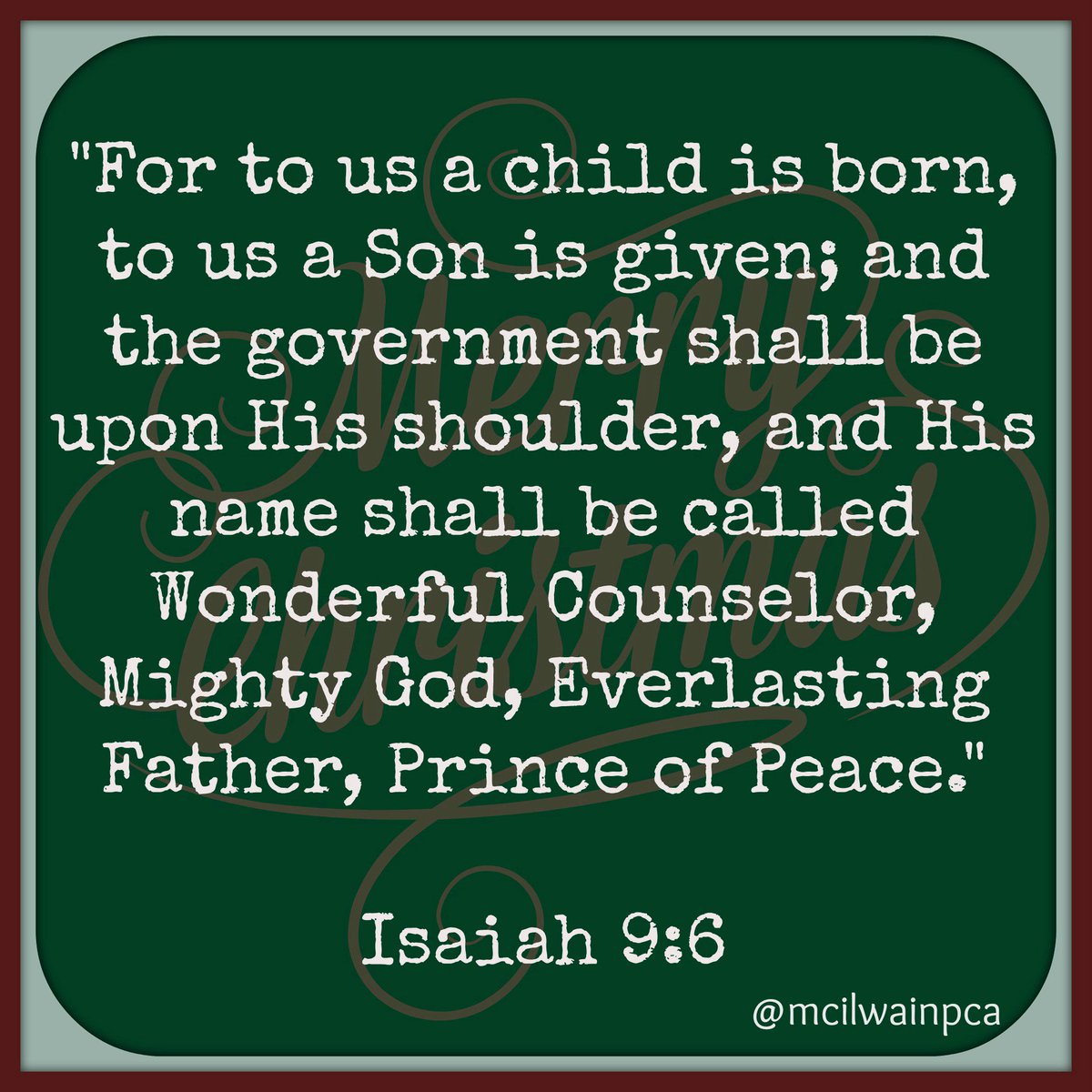 mcilwainpca's tweet photo. Praise the Lord!
#Chrismas https://t.co/cdQP1QH6Oi