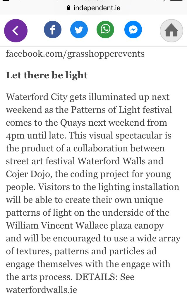 Patterns Of Light tweet media