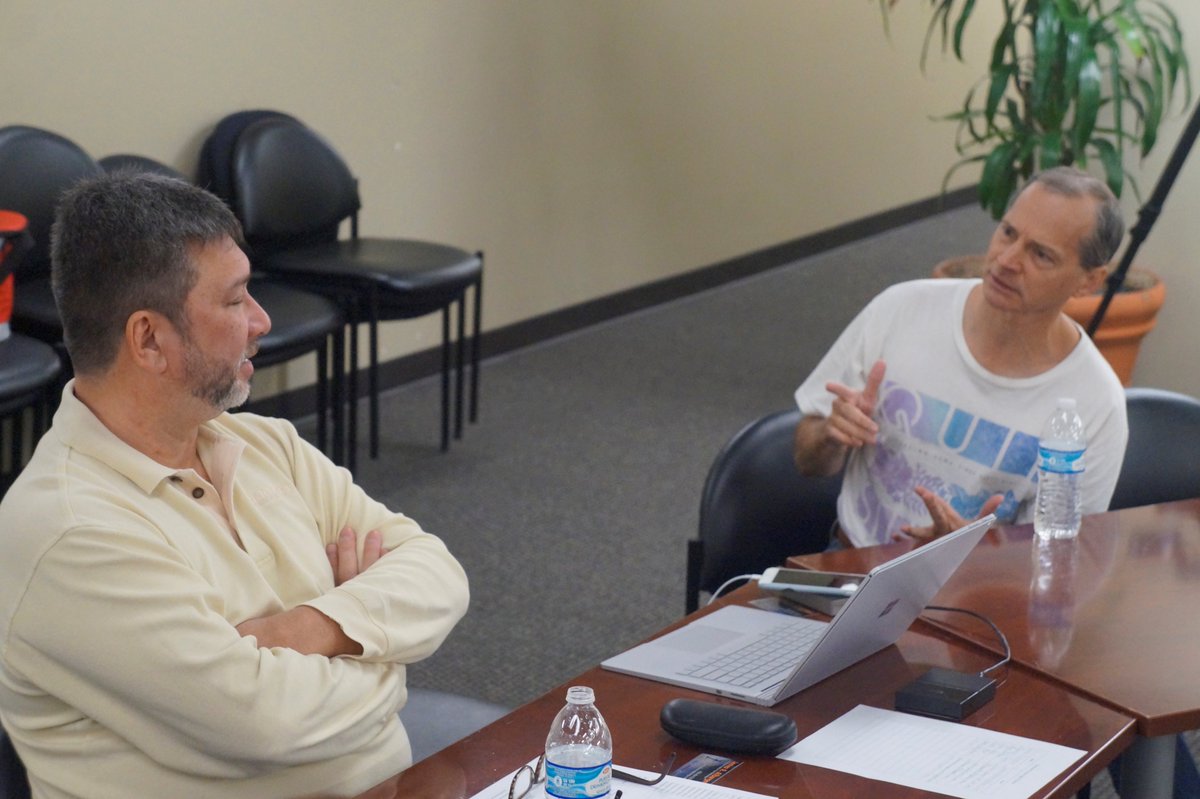 patchworkvision's tweet photo. Check out these photos of Ellory Yu and Shawn Bosley discussing filming procedures and production plans for "Casual Call"!
#PatchworkVisions #Preproduction #Production #Meeting #Meetup #Filmmakers #DirectorOfPhotography #UpcomingFilm #Preparations https://t.co/ToMG8DGSXw