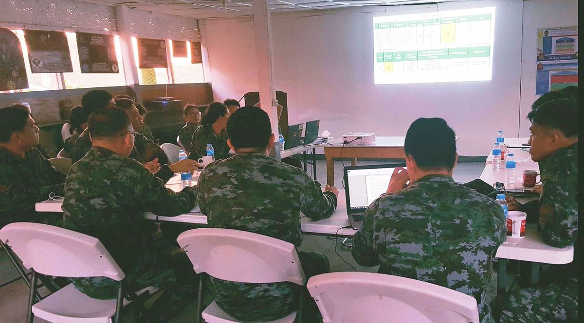5thSABSAF's tweet photo. On December 8, 2017, PSUPT LEDON D MONTE, Battalion Commander, 5SAB led the BN Conference, TWG Meeting and Monthly Operations Review for November 2017.
#SpecialActionForce
#PNPPATROLPlan2030
#5SABDragons https://t.co/MtatwKqQL5