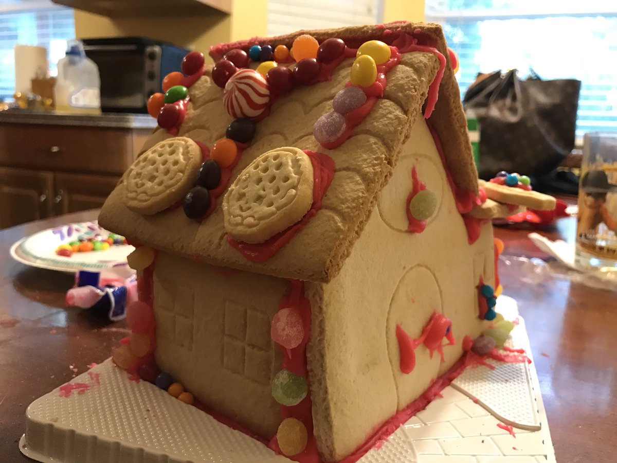 Sean_Zulu's tweet photo. I was just the sub-contractor on a Shopkins Gingerbread House. #XmasThings https://t.co/dmjLCMyZZz