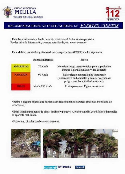 segciudadanaML's tweet photo. ⚠️Seguimos en Nivel AMARILLO⚠️ fuertes vientos y fenómenos costeros🌊🌬🌧 
¡Ante cualquier EMERGENCIA🚨 o peligro no olvides llamar a la línea de emergencias 112! 🚒🚓
Retira los elementos que puedan caer a la calle🏺y evita pasar cerca de cornisas🏠, árboles🌳 y muros🏗 https://t.co/GHueo1MFrQ