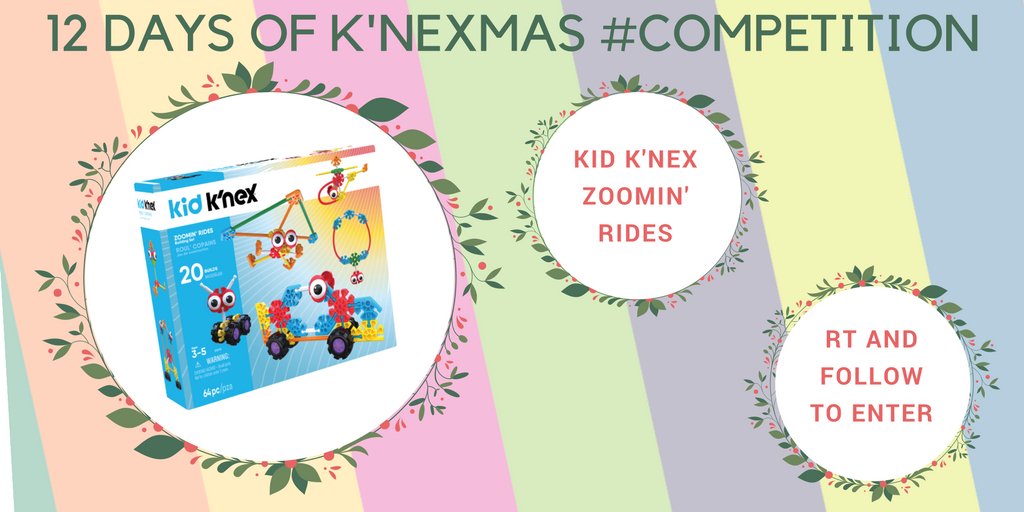 Day TEN of our #12DaysofKNEXMAS #competition is here! RT and follow by 20.12 for a chance to win a KID K'NEX Zoomin' Rides Building Set!