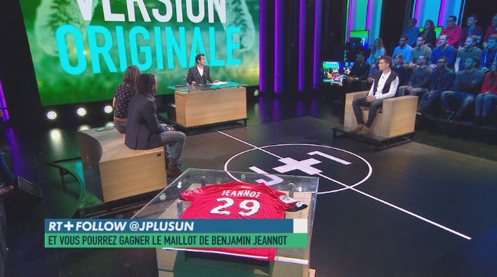 RT + Follow @jplusun pour gagner le maillot de Benjamin Jeannot ! 🎁 #Jplus1
