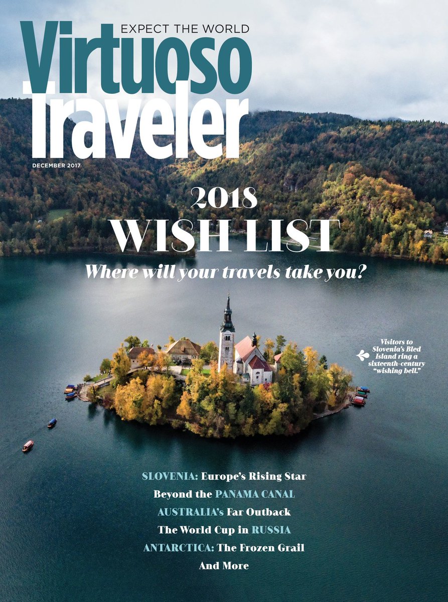 softtraveling's tweet photo. Enjoy new December 2017 edition of @Virtuoso Traveler Magazine https://t.co/e6TypOQuvS #LuxuryTravel https://t.co/Pdwvxphv8l