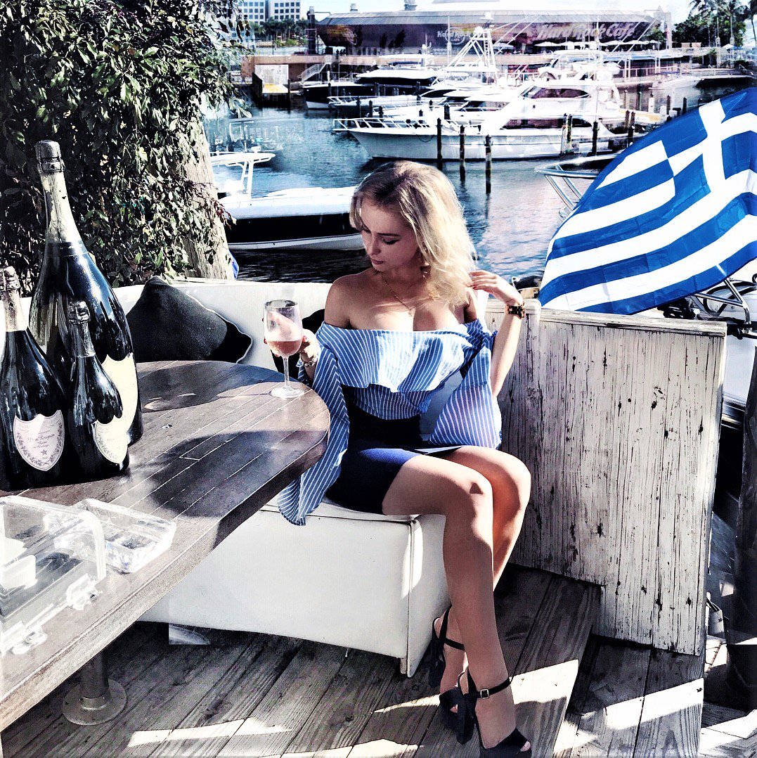 Too much of anything is bad, but too much champagne is just right. #KikiOnTheRiver