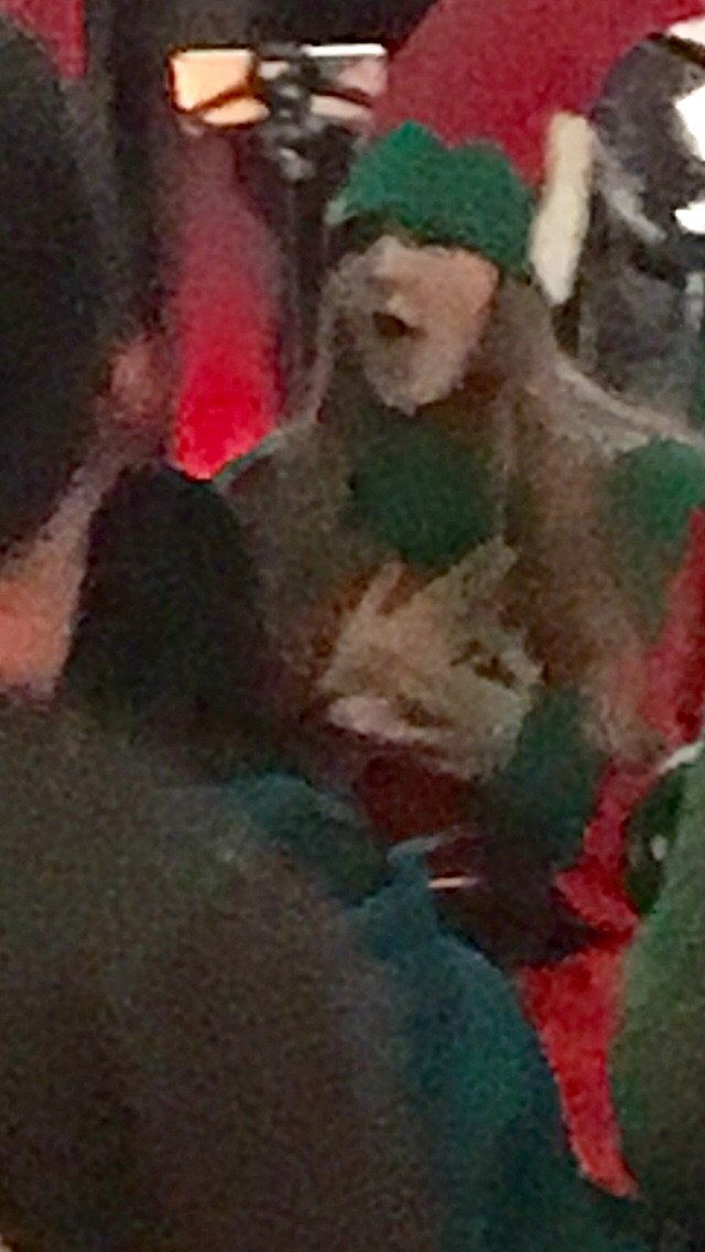 Beth-Anne won the chocolates this morning at OCG, for her Christmas costume - Beth-Elf!
